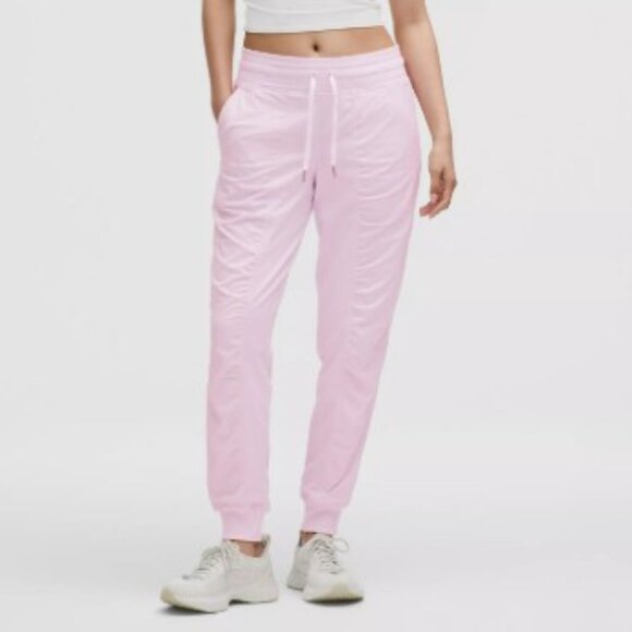Lululemon Dance Studio Mid-Rise Jogger Full Length Pink Organza Soft Pastel 10 - Picture 6 of 10